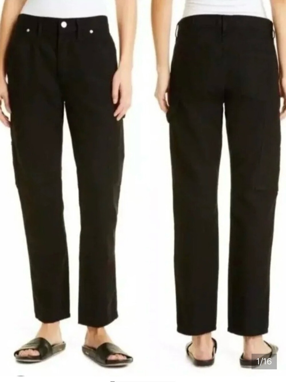 Frame Denim Le Slouch Low Rise Straight Carpenter Jeans - NWT - RUNS BIG
